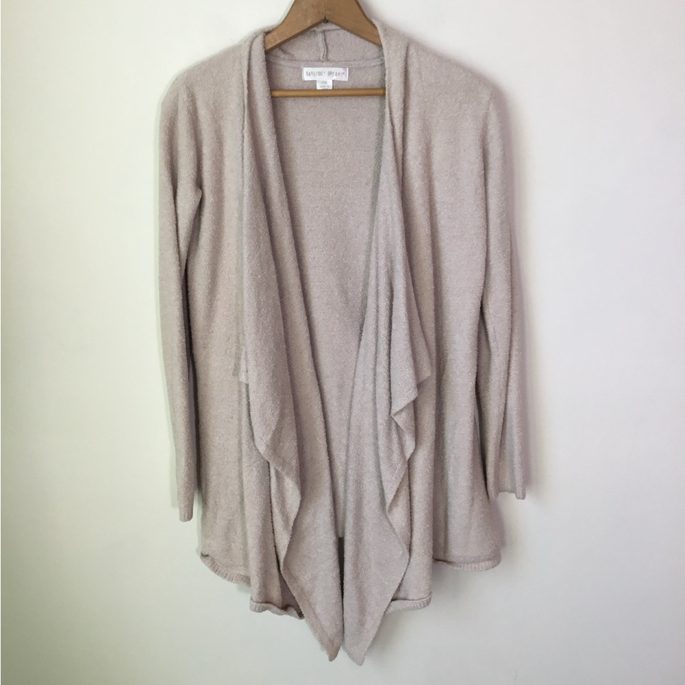 Barefoot Dream Calypso Cozy Chic Lite Open Front Drapy Cardigan Sweater